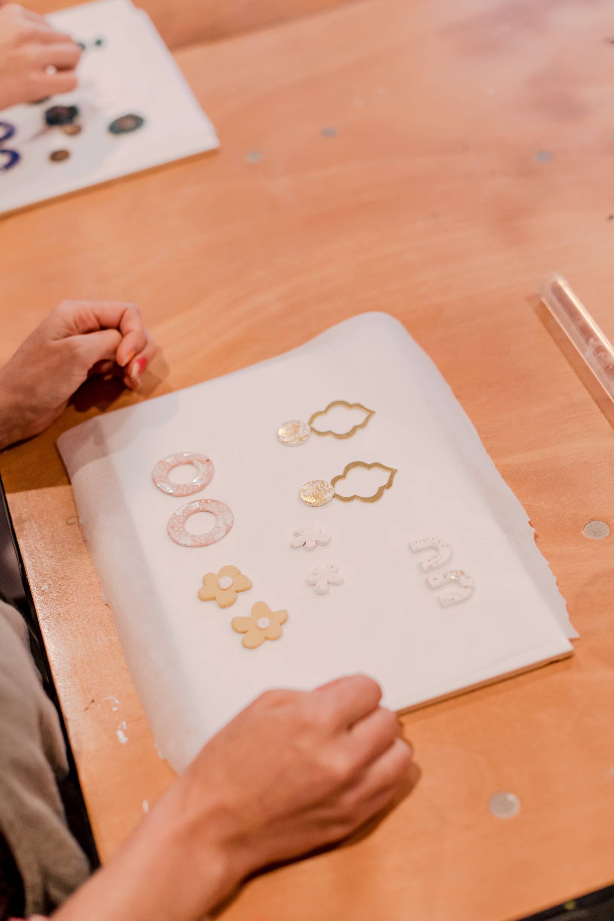 Clay Earrings or Key Ring Private Workshop